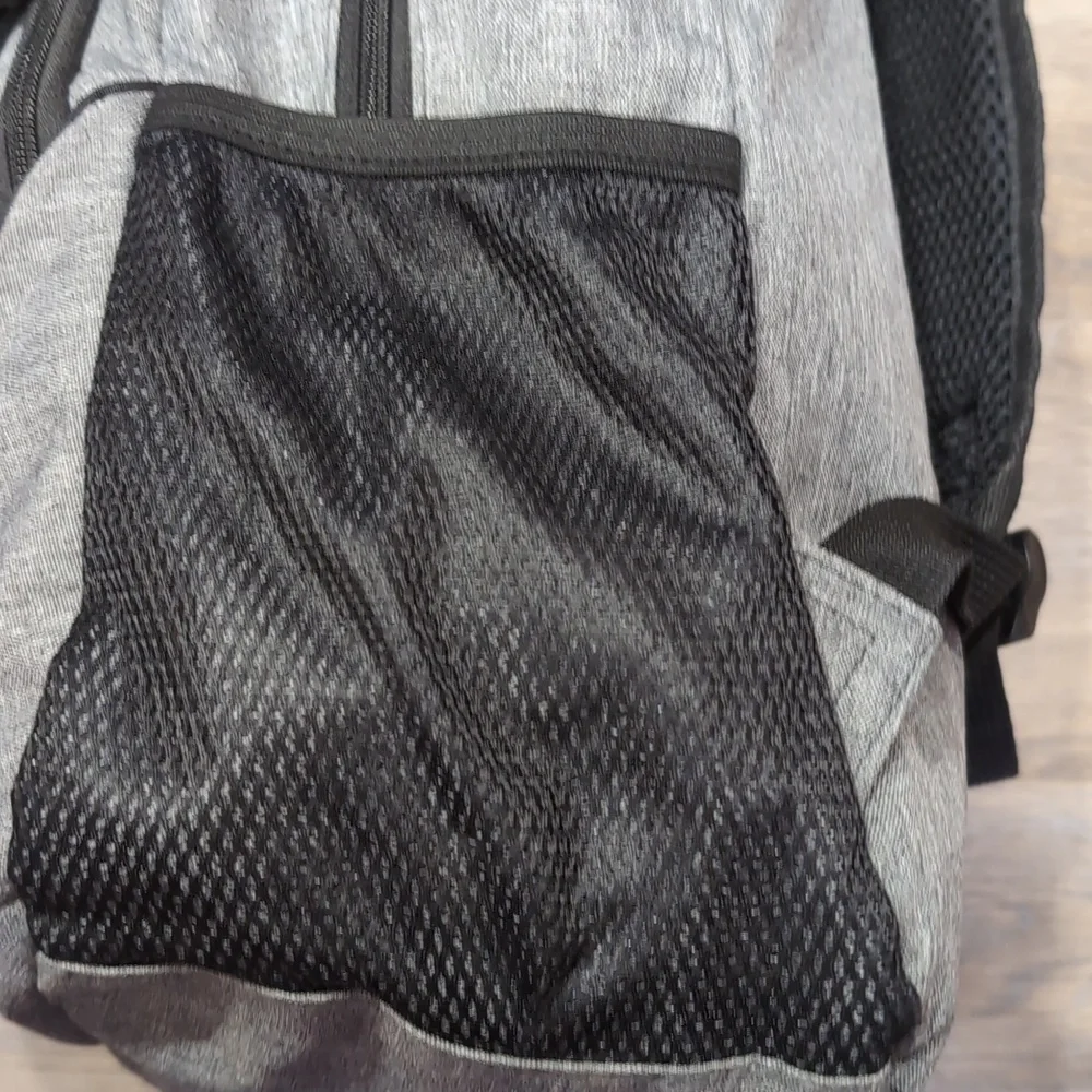 Meijieluo Brand Textured Gray Backpack Laptop Bag USB Port School Travel Commute